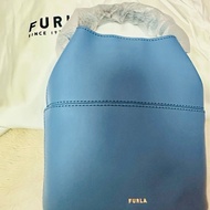 Furla Sfera 牛仔皮質小號水桶包
