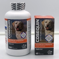 60/250-Tabs Nutramax Cosequin MSM Most Trusted Joint Supplement for Dogs up to 1000 days Glucosamine dog Chondroitin