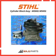 Original STIHL MS651 MS661 Chainsaw Cylinder Block Piston Kit Set 56mm