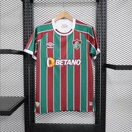 Fans issue  23/24   Fluminense  Home jersey S-2XL、Fluminense FC football team jersey 23/24 High Quality Football Jersey、Can add your name and number ，