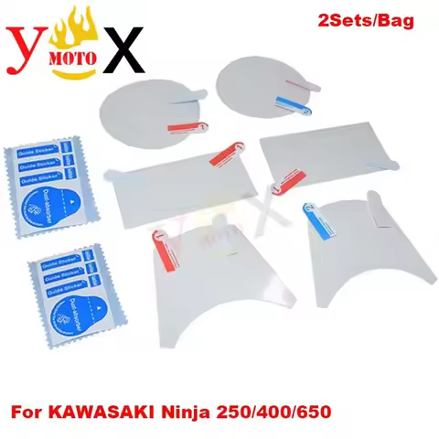 TPU Speedometer Dashboard Cluster Scratch Panel Screen Protection Film For Kawasaki NINJA 400 650 10