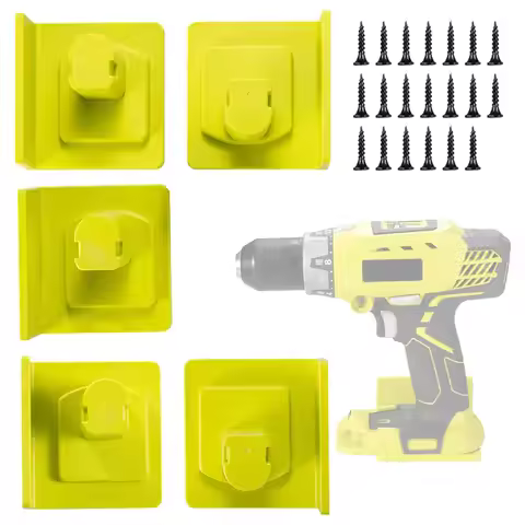 1/2/5Packs for Ryobi 18V Tool Holder,Wall Mount Stand Machine Holder for Ryobi Drill Power Tool Brac