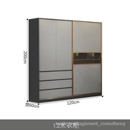 ZKB3 People love itSolid Wood Sliding Door Double-Door Component Wardrobe Modern Simple Home Bedroom Sliding Door Double