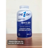Date 12/26 - One A Day Men's 50+ bottle of 300 pills from the US over 50 men
