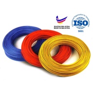 [100% COPPER] MEGA PLUS PVC INSULATED CABLE WIRE 450/750V (2.5 X 1C X 100METER) - SIRIM