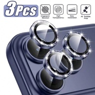 3 Packs Tempered Glass Camera Lens Protectors For IPhone 17 Pro Max/For IPhone 17 Pro/16/15 Pro Max/