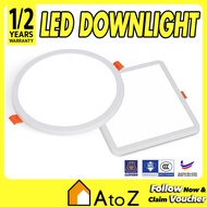 Round Square LED Downlight SIRIM Lampu Down Light Bulb Siling Ceiling Light LED Down Light Ceiling L