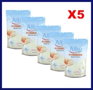 (สินค้าใหม่หมดอายุอีก 2ปี) แพ็ค (5 ถุง) จัดส่งฟรี ไข่ขาวผง อัลบูควิก ขนาด 1000 กรัม Albumin โปรตีนจา