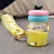 Gantungan Kunci / Gantungan Tas Bottle Cute Cat Cair Akrilik Petty Good