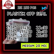 OPP PLASTIC PACKAGING size 14x24 15x24 16x24 18x24 15x30 17.5x30 20x30 22x30 24x30 25x30 ~ MEDIUM 20