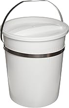 Bel-Art Polyethylene 7.6 Liter Pail; 10 in. Height, 8 in. I.D. (F16771-0000)