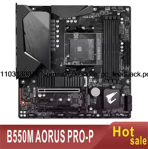 B550M AORUS PRO-P 128GB AM4 DDR4 Micro ATX B550 100% Tested Fully Work ok