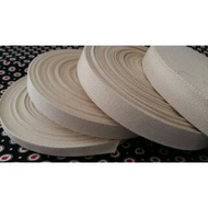 Webbing Raw white cotton 3.8