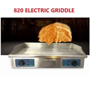 820 Commercial Stainless Steel Electric Griddle BBQ Griddle Western Burger Griddle Dapur