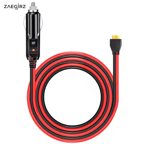 2m/6.5FT 1.5m/5FT Car Cigarette Lighter to XT60 Cable for Anker Allpowers EcoFlow Bluetti XT60 Input