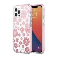 KATE SPADE NEW YORK DEFENSIVE HARDSHELL FLORAL GLITTER OMBRE ( เคส IPHONE 12 PRO MAX )