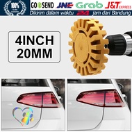 Alat Reparasi Mobil / Roda Karet Penghapus Lem / Rubber Eraser Wheel Cat Mobil / Decal Caramel Pneumatic Remove Removal / Menghapus Menghilangkan Bekas lem stiker pada cat Body Mobil