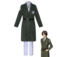 Anime Attack on Titan 4 Season Mikasa Ackerman Survey Corps Uniform Set Cosplay Costume