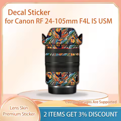 24105 Skin Wrap Covered 2470 Protective Film Cover Film for Canon RF 24-105mm F4 L IS USM Lens Skin 