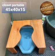 wc duduk wc portable wc lansia kursi bolong