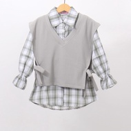 HIJAU (7 - 14 YEARS) GIRLS' FASHION TOPS ZR553 GE - Green, NO 12, 8-9 YEARS