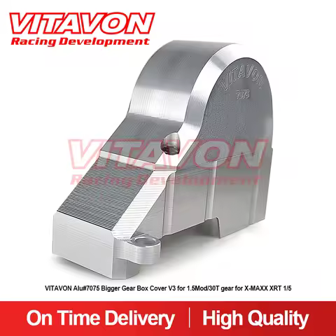 VITAVON ALU7075 Bigger 1.5Mod/30T Gear Box Cover V3 For Traxxas X-MAXX XRT 1/5