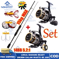 joran pancing kuat 50kg/pancing 1 set lengkap kuat/joran pancing ikan mas/pancing casting full set/j