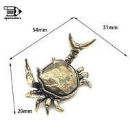 [GoodGirlm1] Creative Old Copper Crab Ornaments Pen Holder, 1Pcs 5.4*3.1cm QQQ