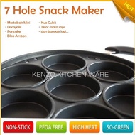Snack Maker Pinch Cake Mold Martabak Mini Dorayaki Pancake 7 Holes