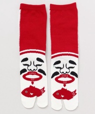 SaibabaEthnique【熱門預購】惠比壽紅色分趾襪 7JKP3335