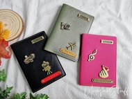 Sarung Pasport Cetak Nama 3 Charm Custom Made Passport Cover Passport Holder Free Engrave Name