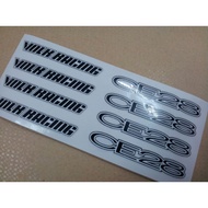ORIGINAL VOLKS RAYS CE28 REPLACEMENT STICKER