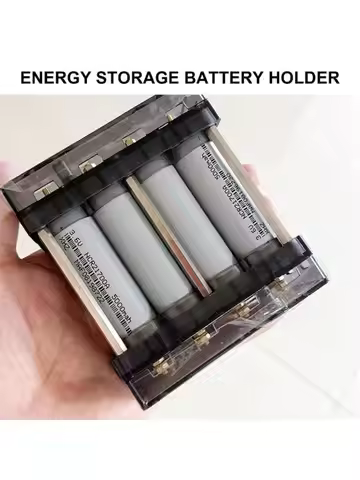 21700 Battery Storage Battery Case Holder for Power Solution, Spliceable 1S8P 2S4P 4S2P 8S1P Configu