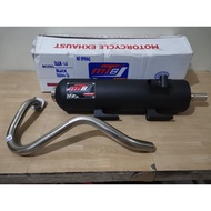 MT8 Pipe for Click 125/150i V2 Black / Stainless Tip