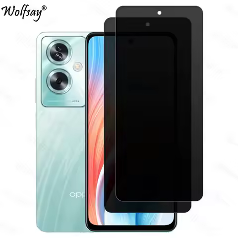 Anti-Spy Tempered Glass For Oppo A79 5G Privacy Screen Protector For Oppo A79 5G Full Glue Glass For