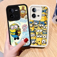Casing for VIVO Y28 Y17S V25E Y28s V25 Silicone Case H-91 minions