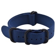 Navy Blue Canvas Strap 24mm Watchband Nato Nylon Watch Strap 20mm Thick Nato strap 18mm Cordura watc