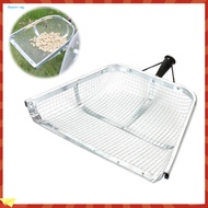 GH| Lightweight Sand Strainer Portable Steel Sand Sieve Shovel for Garden and Beach 4mm/12mm Mesh Si