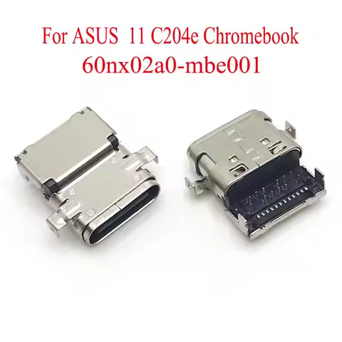 1PCS For ASUS Chromebook 11 C204e 60nx02a0-mbe001 4gb 16gb USB Type C Charge Socket Type-C Connector