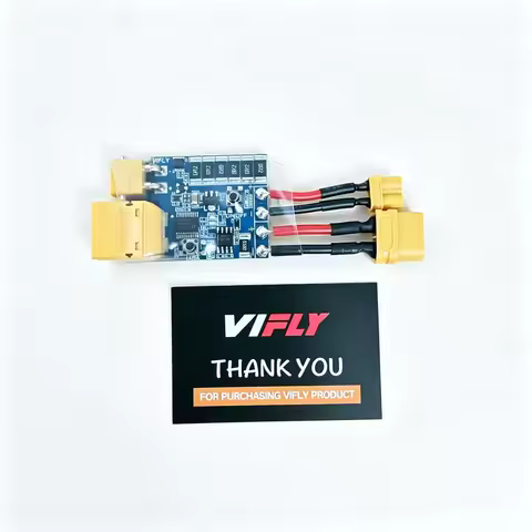 VIFLY ShortSaver 2 Short Circuit Protection Module, XT30 XT60 Input Output 1A/2A Current Limit Anti-
