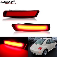 iJDM 2pcs For VW Volkswagen Beetle 2006 2007 2008 2009 2010 Red Rear Bumper Reflector Light Back Sidemarker Lamps/Driving Lights,Rear Side Marker Light 1C0-945-072-K, 1C0-945-071-K