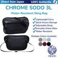 CHROME SODO 3L Sling Bag BG387 Water Resistant Crossbody Shoulder EDC Travel Unisex【DirectFromJapan】