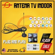 ANTENA TV SMALL 5dBi indoor Digital DVB T2 Antenna Antena Aerial Booster MYTV MY TV Decoder Antenna