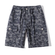 Incense Harbour 日系迷彩牛仔工裝短褲
