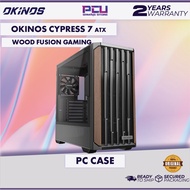 OKINOS CYPRESS 7 MATX CASING WITH 4 FANS - BLACK