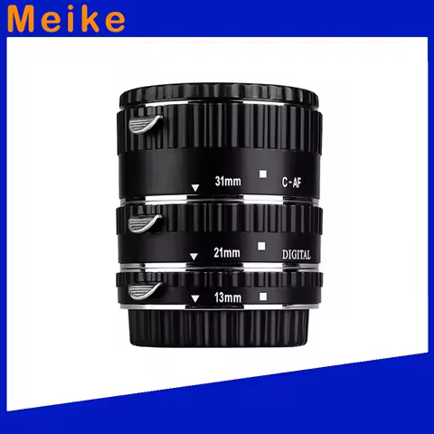 Meike MK-C-AF1-AL Metal Autofocus AF Confirm Macro Extension Tube for Canon EOS 7D 550D 1100D 450D 5