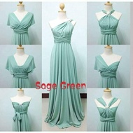 Infinity dress Sage Green with Tube