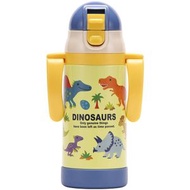 Skater - SKATER 超輕量不鏽鋼吸管杯保温杯350ml (Dinosaur) (平行進口貨)