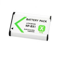 New 1350mAh NP-BX1 NP BX1 Bx1 Battery + Fast Charger Box TF Card Storager for Sony ZV-1 ZV-1F DSC-RX