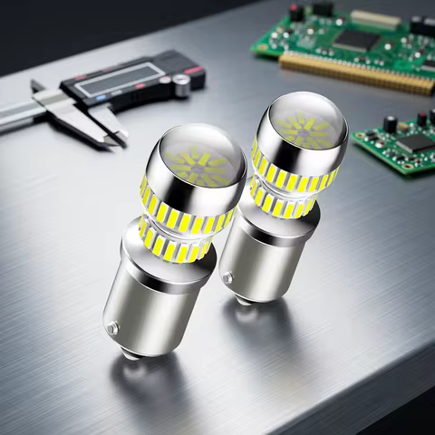 AUXITO 2Pcs Canbus BA15S P21W LED Bulb Car Light 1156 1157 BAY15D P21/5W Backup P21W T20 7443 7440 L
